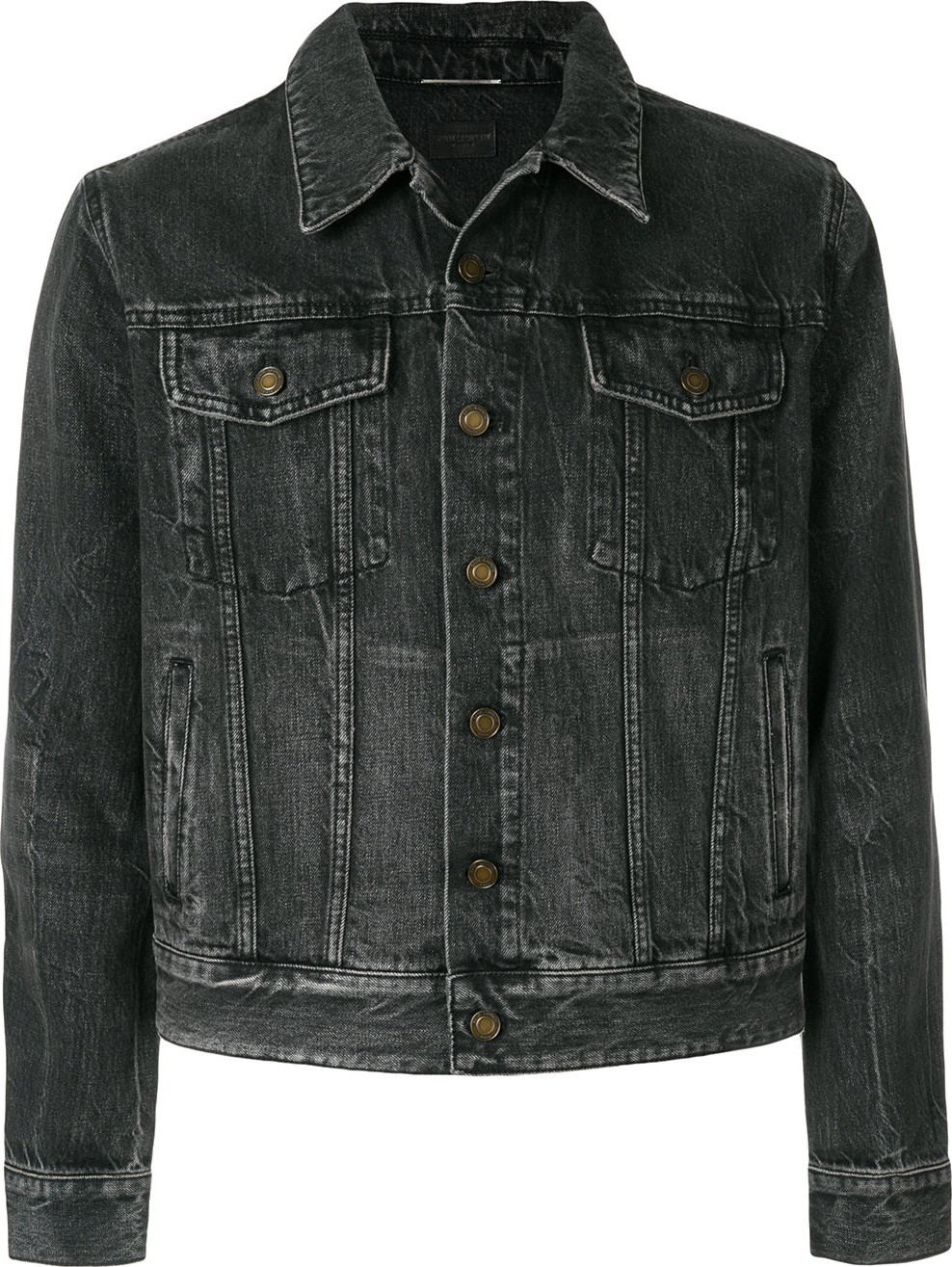 Saint Laurent denim sunset patch jacket
