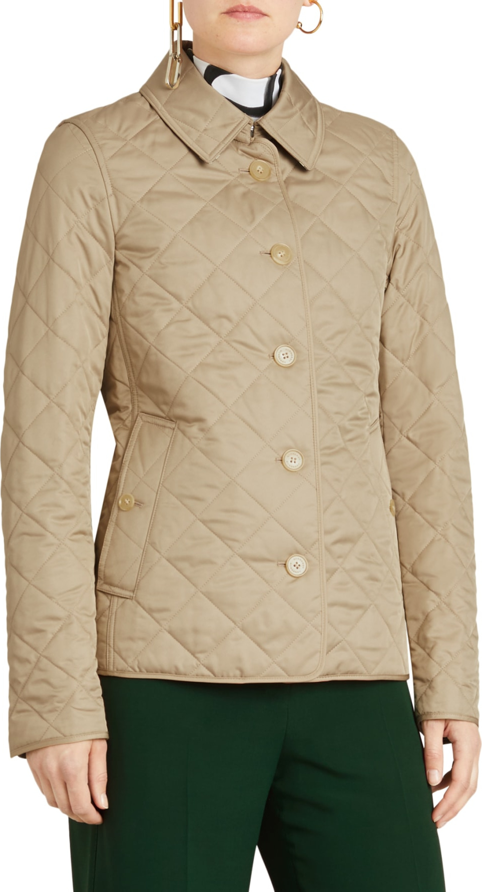 Burberry London England Frankby 18 Quilted Jacket