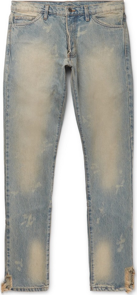RHUDE Skinny-Fit Distressed Denim Jeans