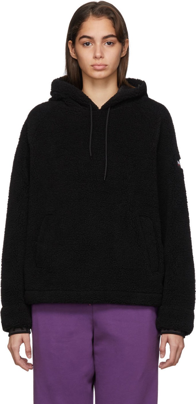 NAPA by Martine Rose Black T-Cameron Fleece Hoodie