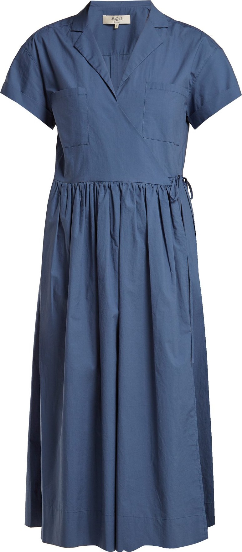 SEA Calah cotton midi dress