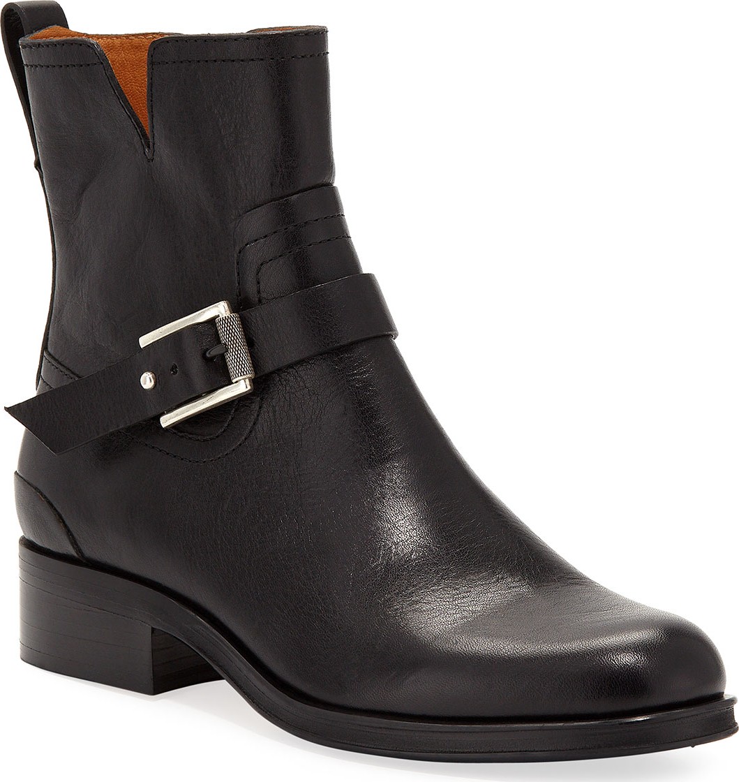 Rag & Bone Abel Short Leather Moto Boots