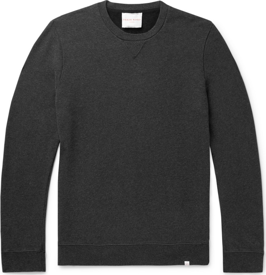 Derek Rose Devon Brushed Loopback Cotton-Jersey Sweatshirt