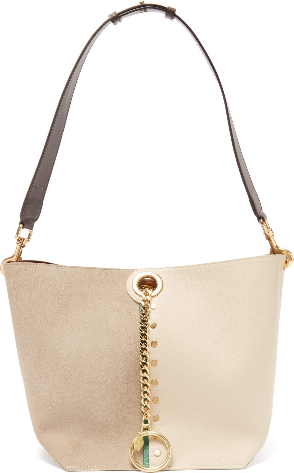 See By Chloé Gaia suede and leather tote bag