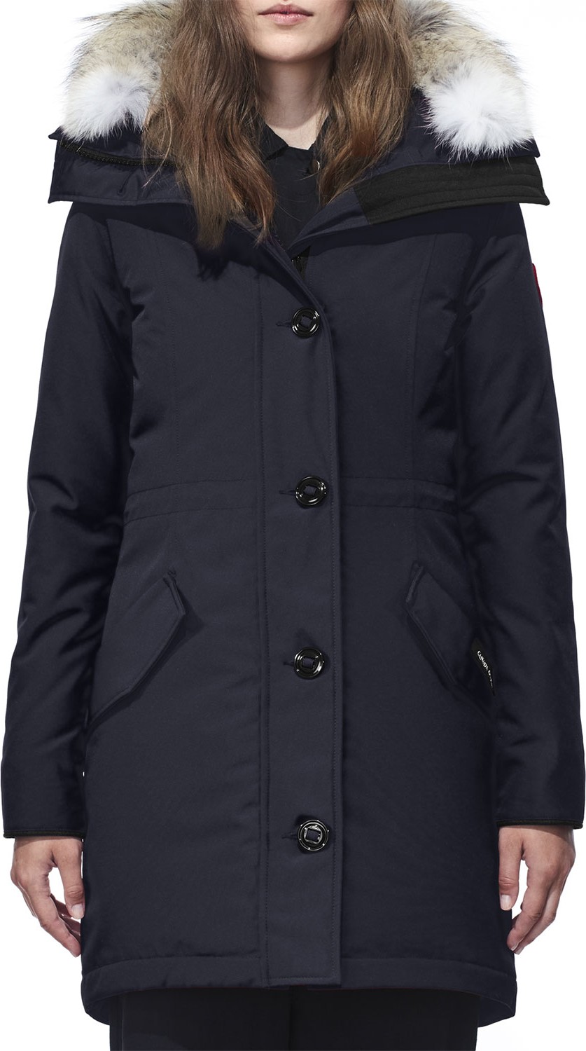 Canada Goose Rossclair Fur-Trim Hooded Down Parka