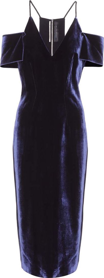 Roland Mouret Exclusive to mytheresa.com – Goldney velvet dress
