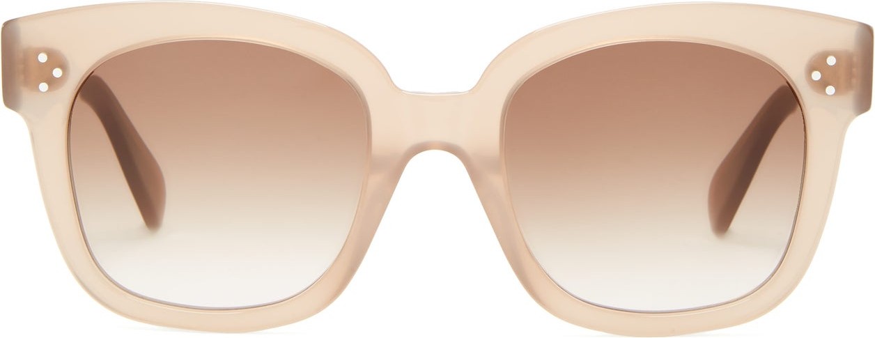 Celine Oversized round acetate sunglasses