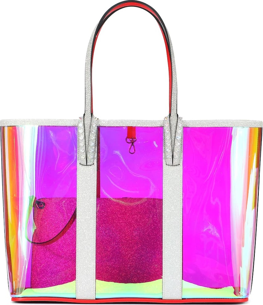 Christian Louboutin Cabata embellished PVC tote