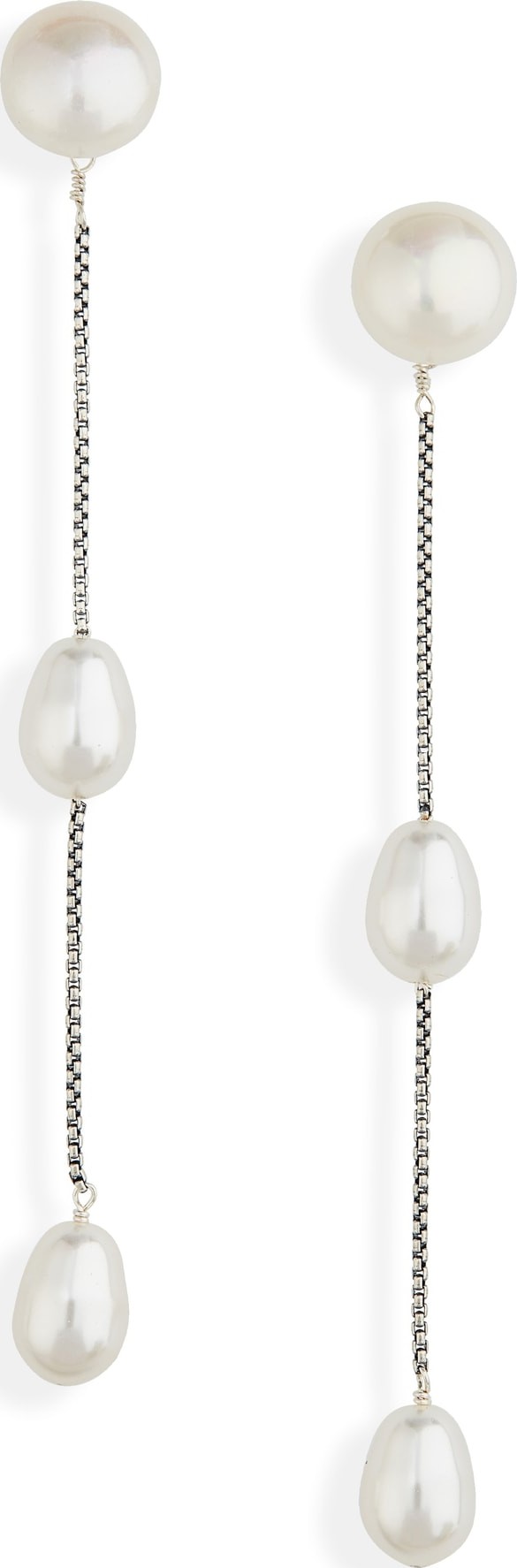 Sophie Buhai Imitation Pearl Linear Drop Earrings