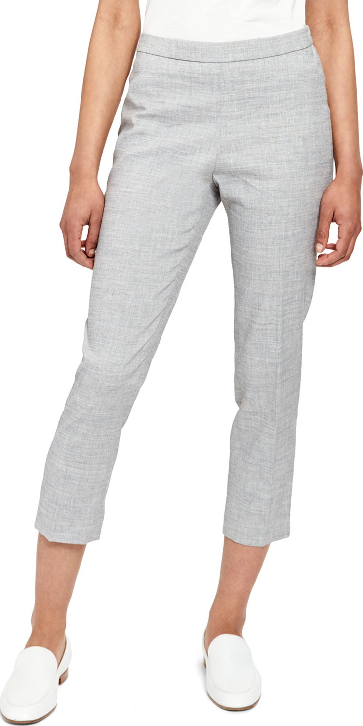 Theory Good Linen Basic Pull-On Pants
