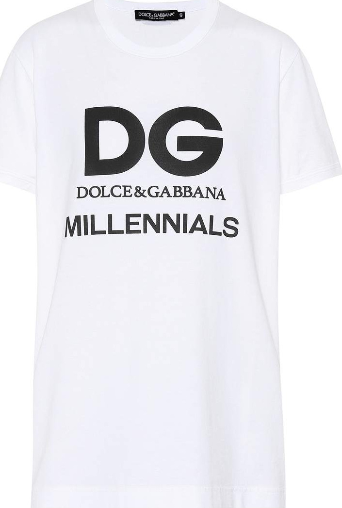 Dolce & Gabbana Logo printed cotton T-shirt