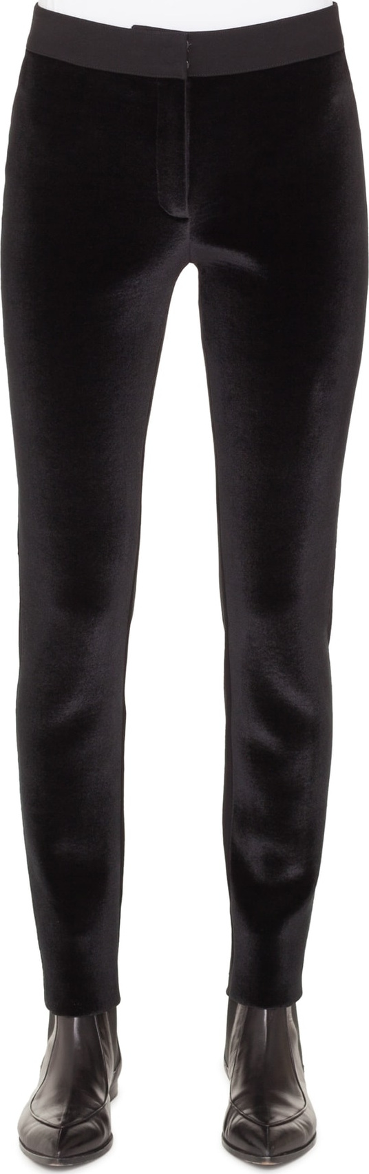 Akris Punto Mara Velvet & Jersey Pants