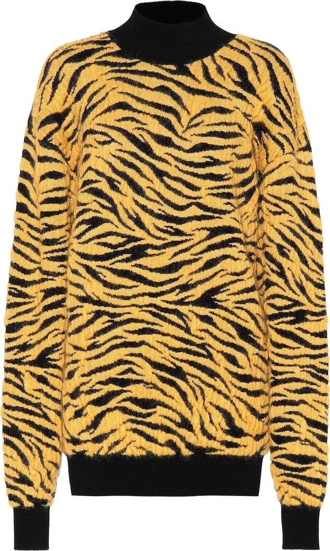 Kwaidan Editions Zebra-jacquard sweater
