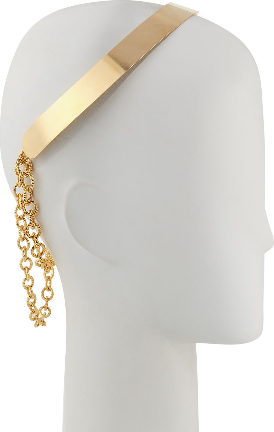 Epona Valley 14K Gold Plated Wide Double Chain Crown