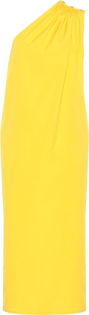 Max Mara Zigrino one-shoulder cotton dress