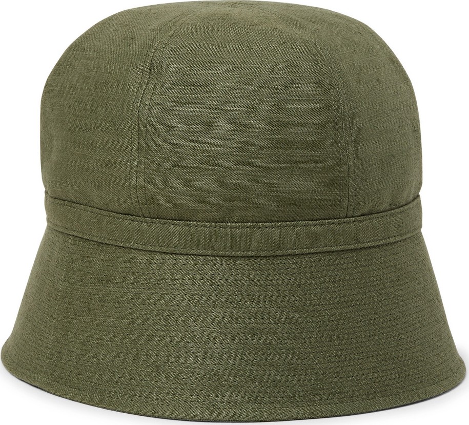 Needles Slub Linen and Cotton-Blend Bucket Hat