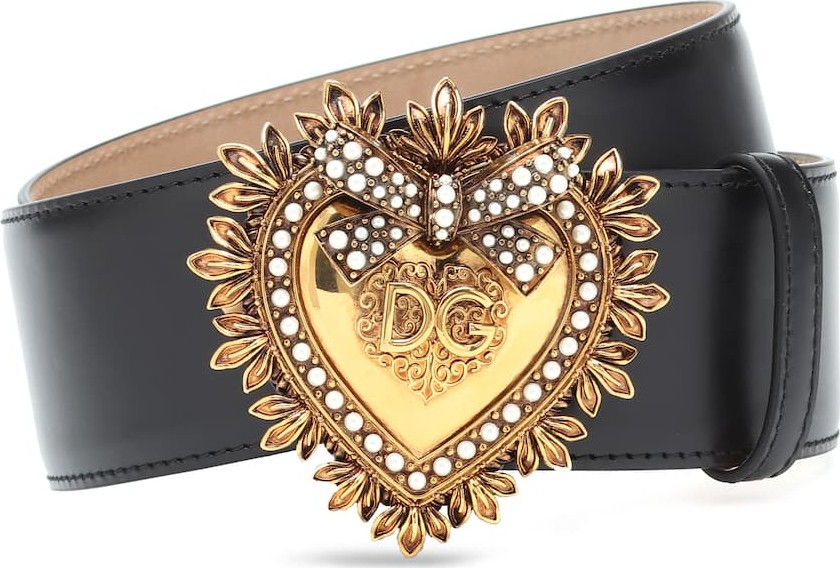 Dolce & Gabbana Devotion leather belt