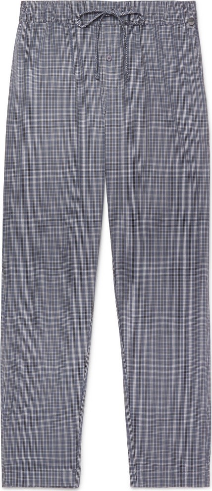 Hanro Checked Cotton Pyjama Trousers