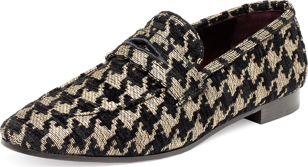 Bougeotte Tweed Slip-On Penny Loafer