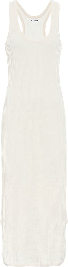 Jil Sander Cotton midi dress