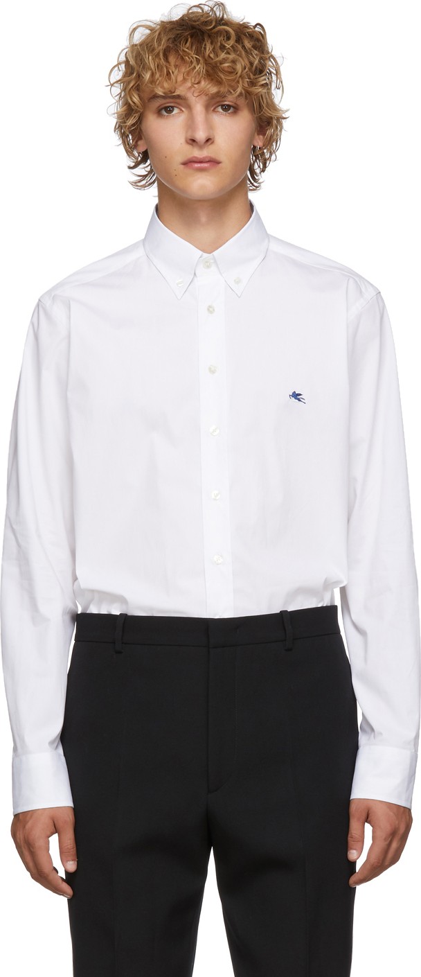 Etro White Poplin Shirt