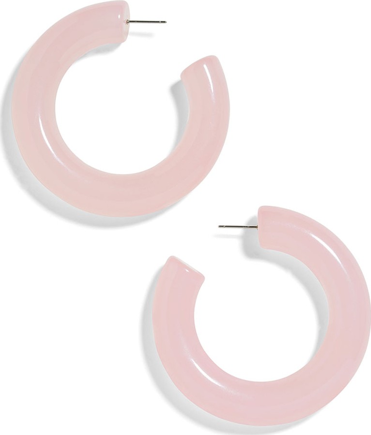 BAUBLEBAR Petrina Acrylic Hoop Earrings