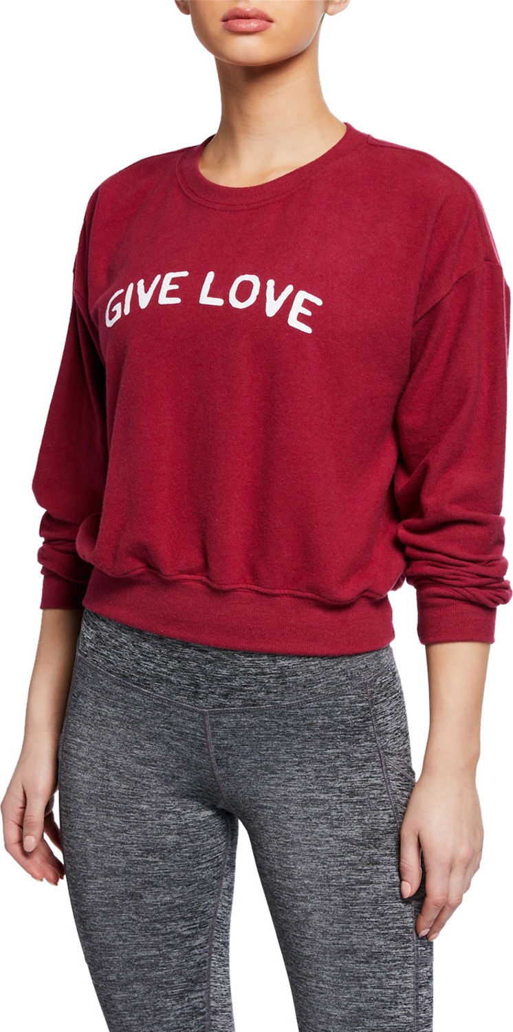 Spiritual Gangster Give Love Malibu Crewneck Sweatshirt