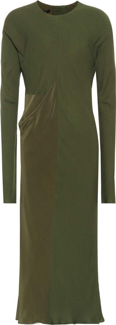 Haider Ackermann Long-sleeved midi dress