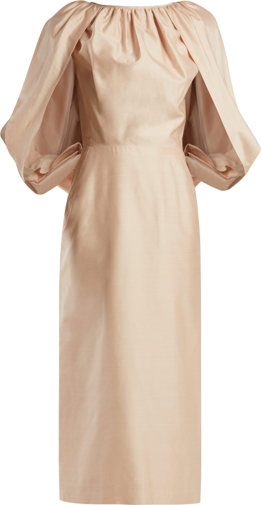 Gabriela Hearst Francisca silk-shantung dress