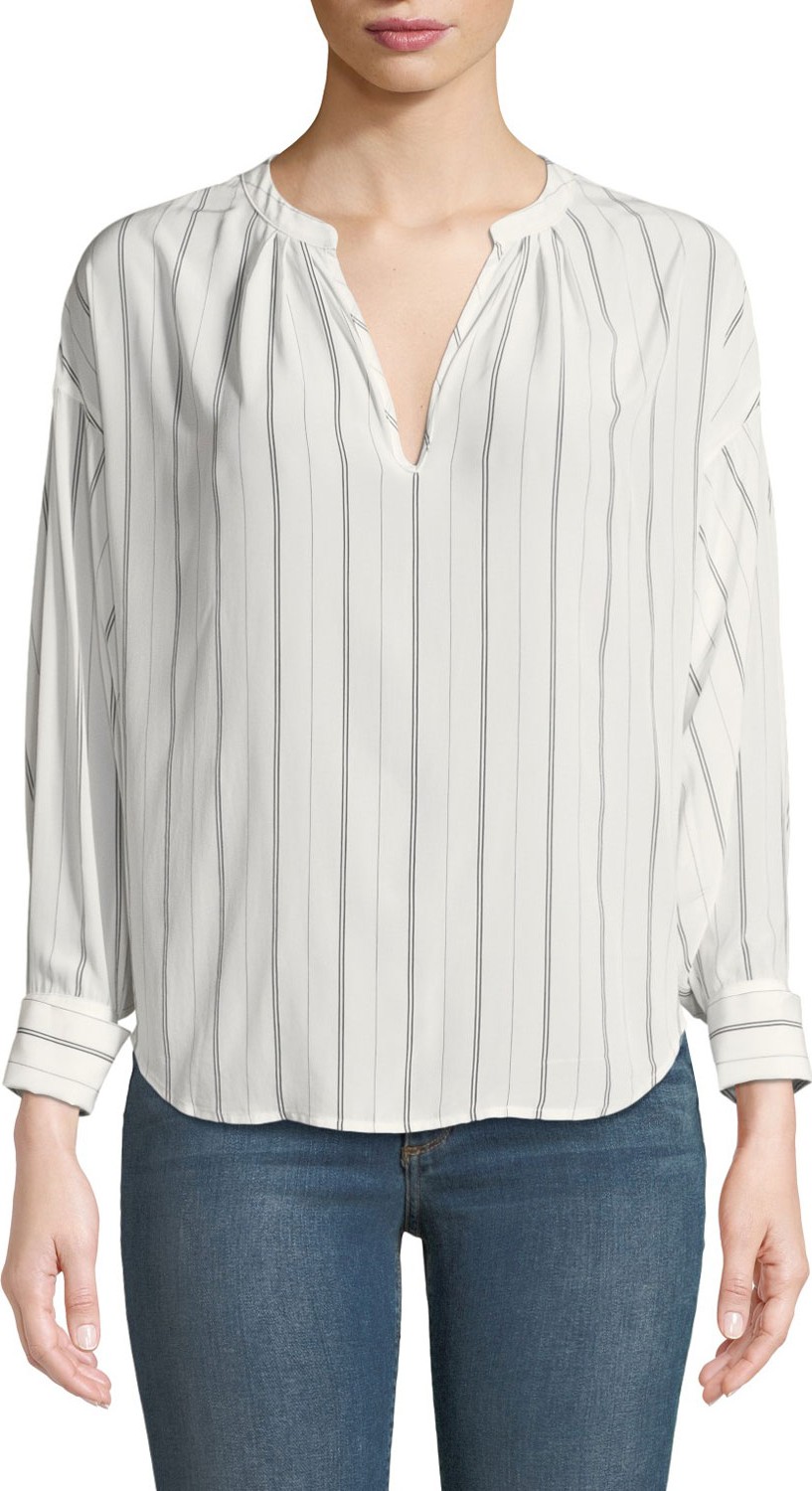 Joie Toril Long-Sleeve Stripe Top