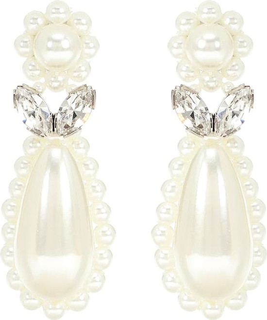 Simone Rocha Faux-pearl earrings