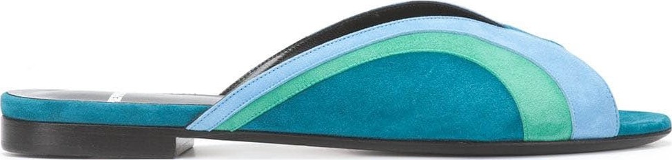Pierre Hardy Blue rainbow sandals