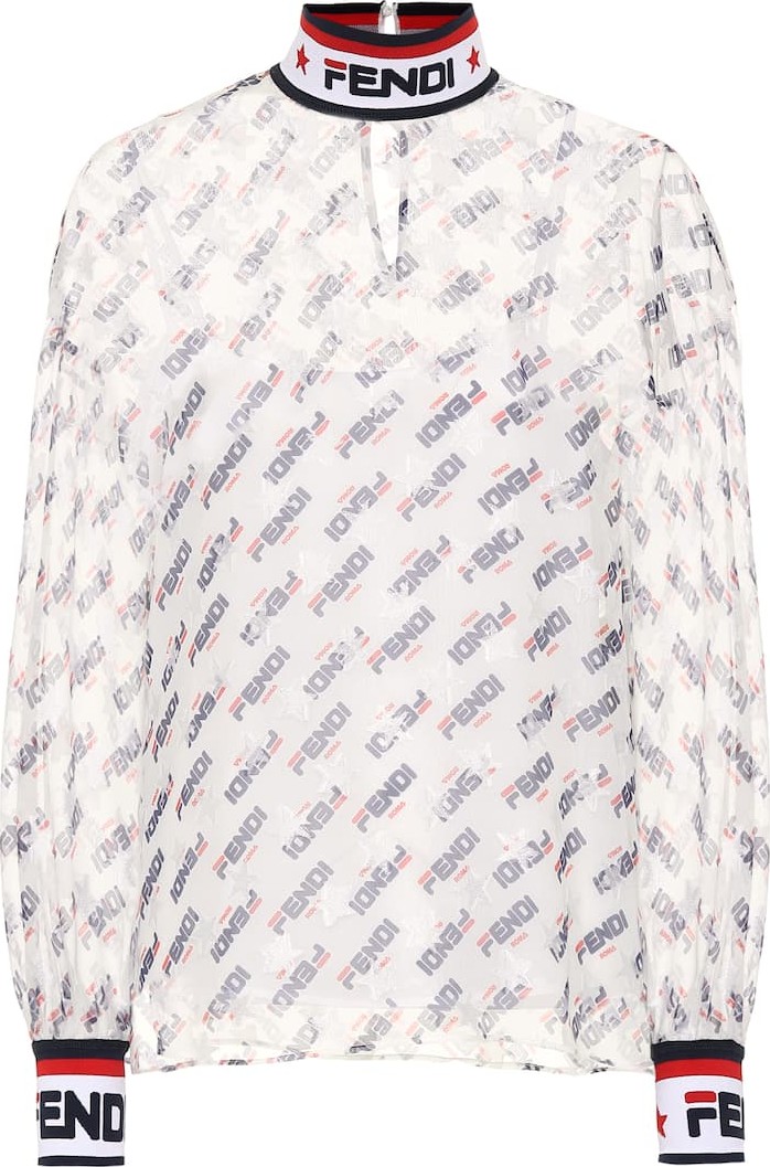 Fendi FENDI MANIA georgette blouse