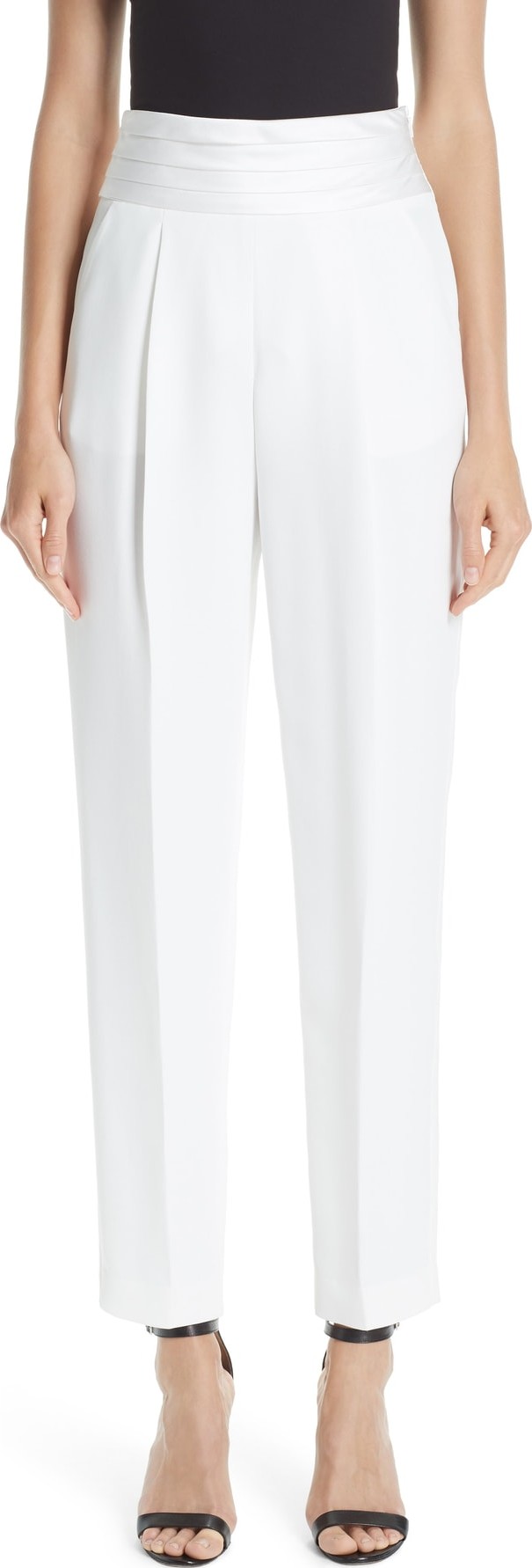 Emporio Armani Pleated Waistband Pants