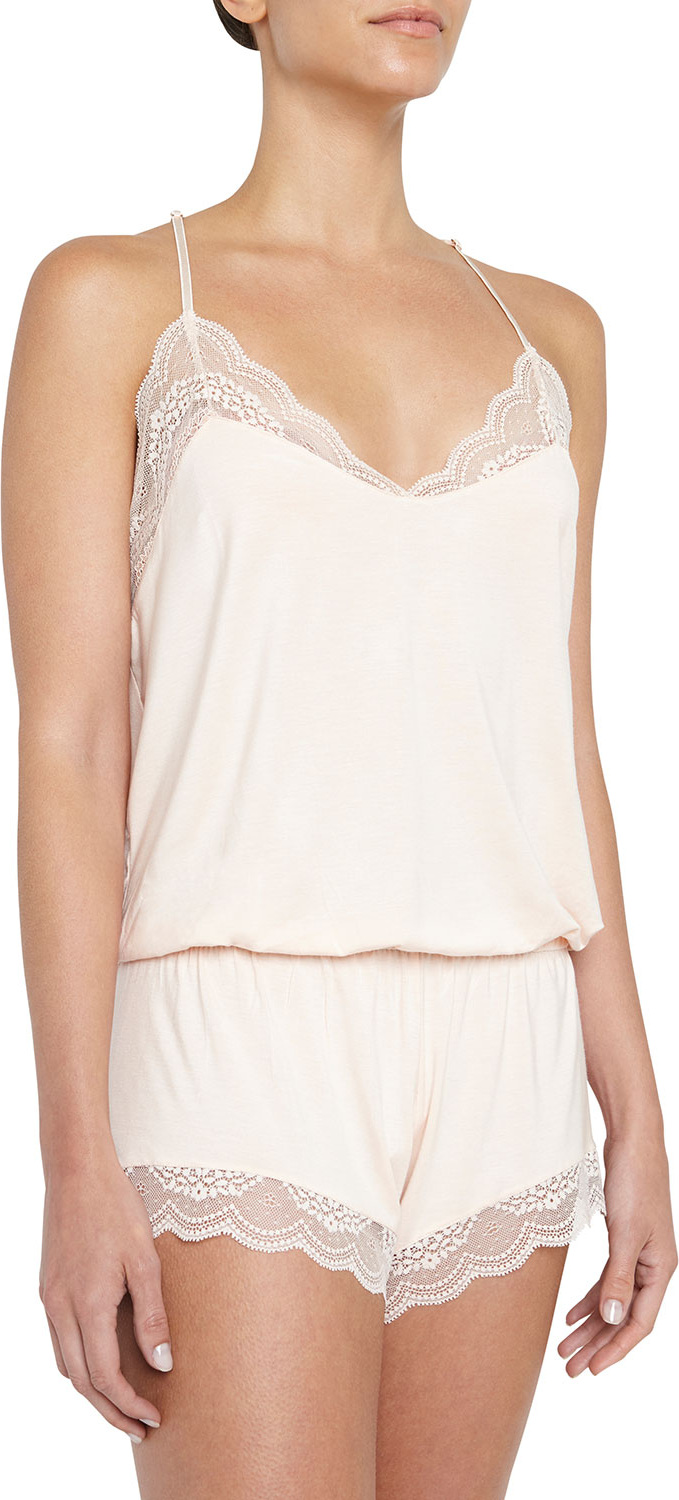 Eberjey Esperanza Merry Me Romper Teddy