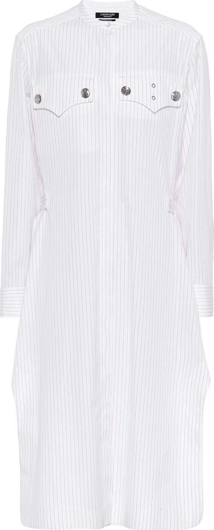 Calvin Klein 205W39NYC Striped cotton shirt dress