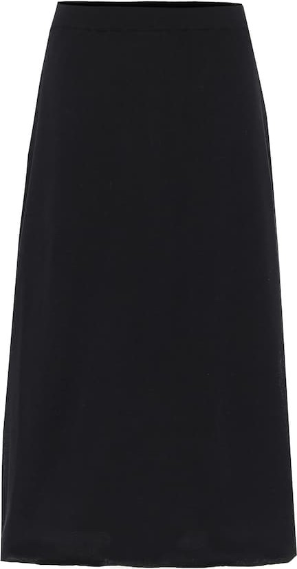 THE ROW Coseti high-rise cotton skirt
