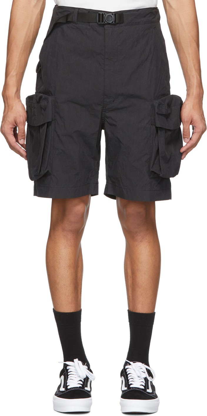 Snow Peak Black C/N Shorts