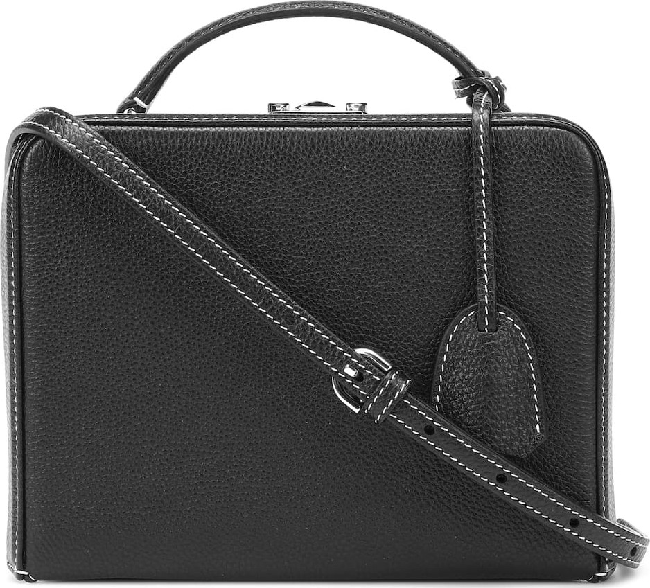 Mark Cross Grace Box Small leather shoulder bag
