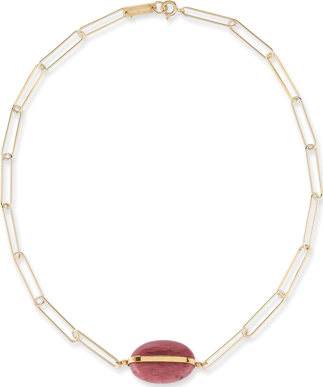 Isabel Marant Etoile Stone-Pendant Chain Choker Necklace