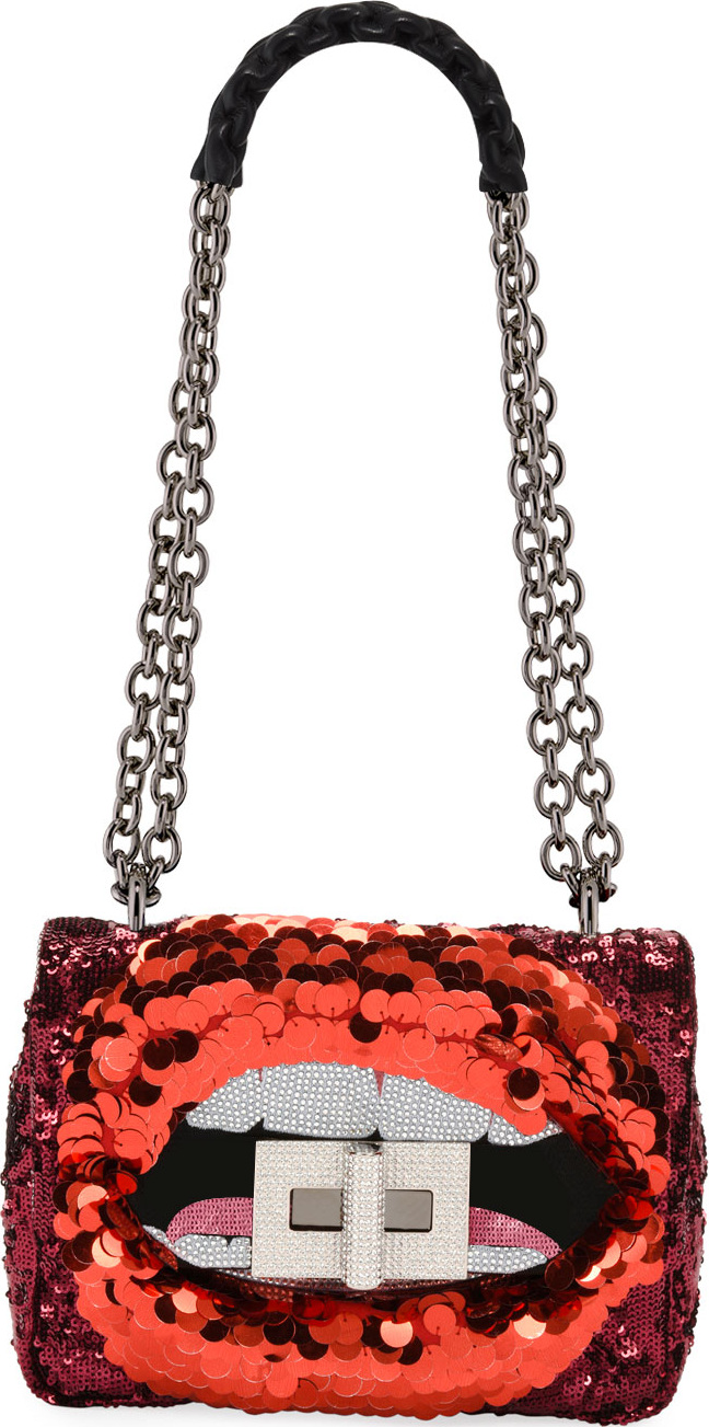 TOM FORD Natalia Large Soft Maxy Lip Sequin Shoulder Bag