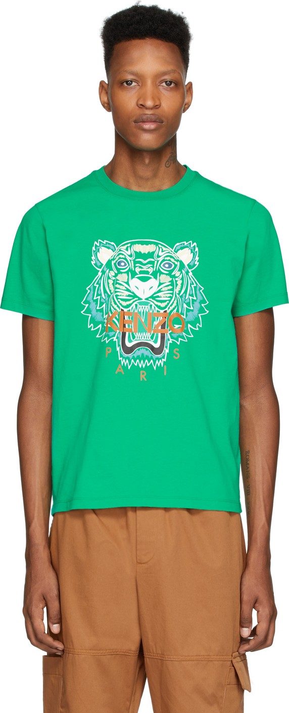 KENZO Green Tiger T-Shirt