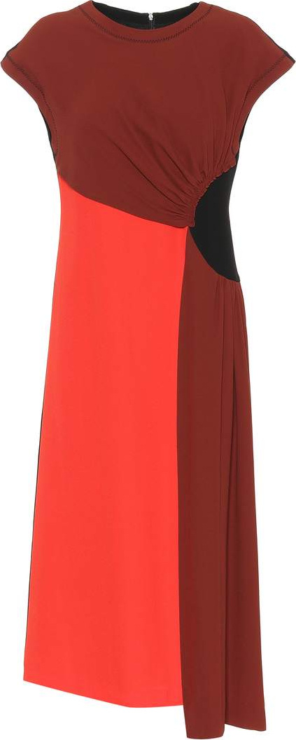 Dries Van Noten Crêpe midi dress