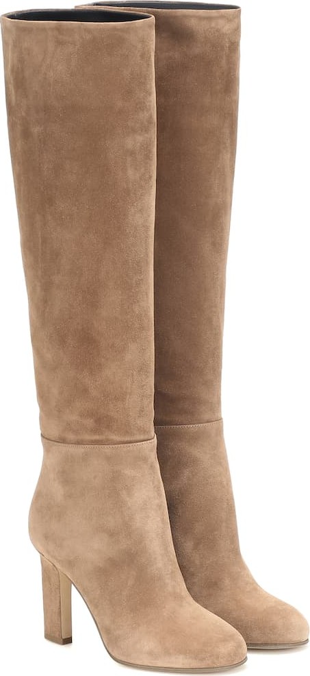 Victoria Beckham Suede over-the-knee boots