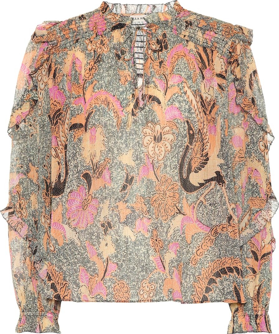 Ulla Johnson Lara cotton and silk-blend blouse