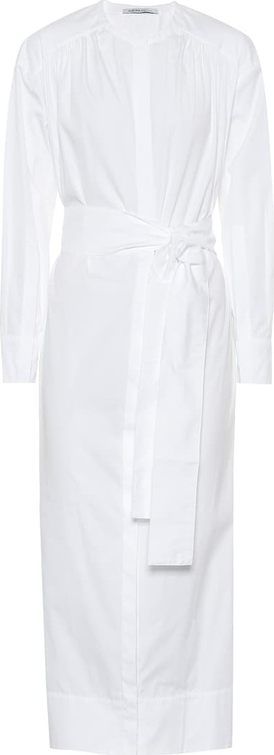 Agnona Cotton poplin maxi shirt dress