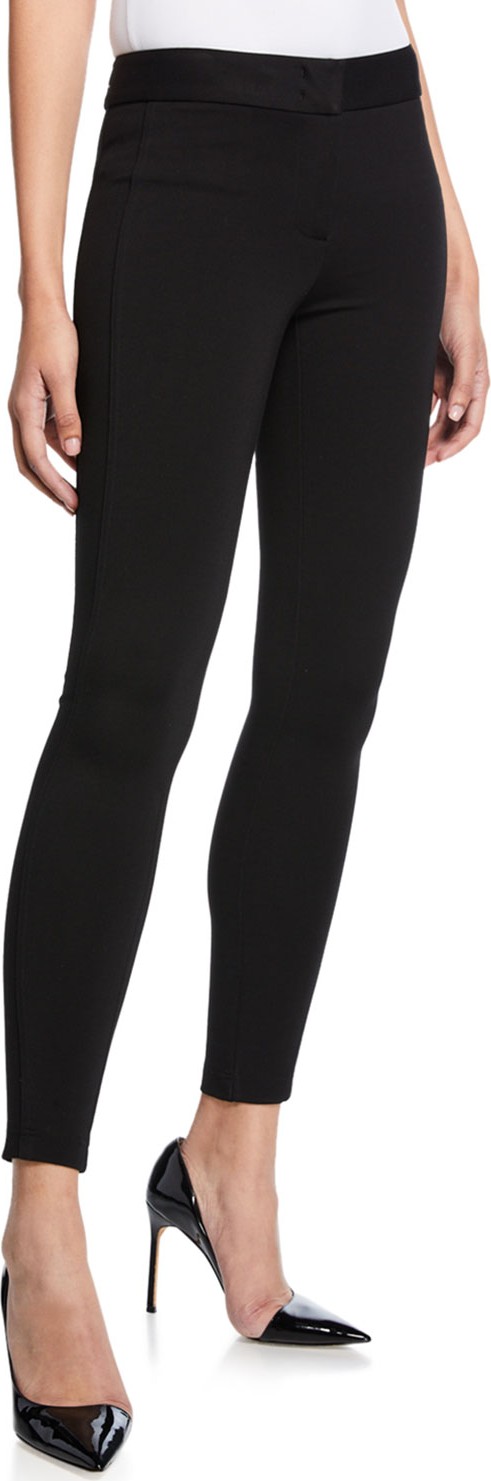 Emporio Armani Mid-Rise Slim Jersey Leggings