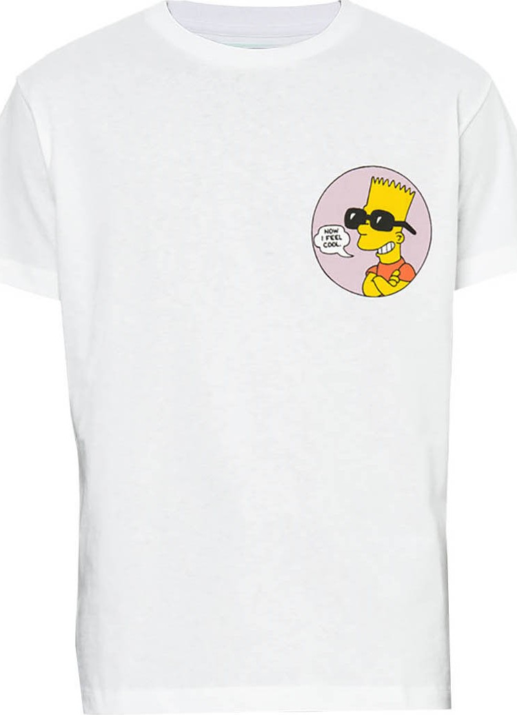 Off White Off-White x The Simpsons Bart public enemy t-shirt