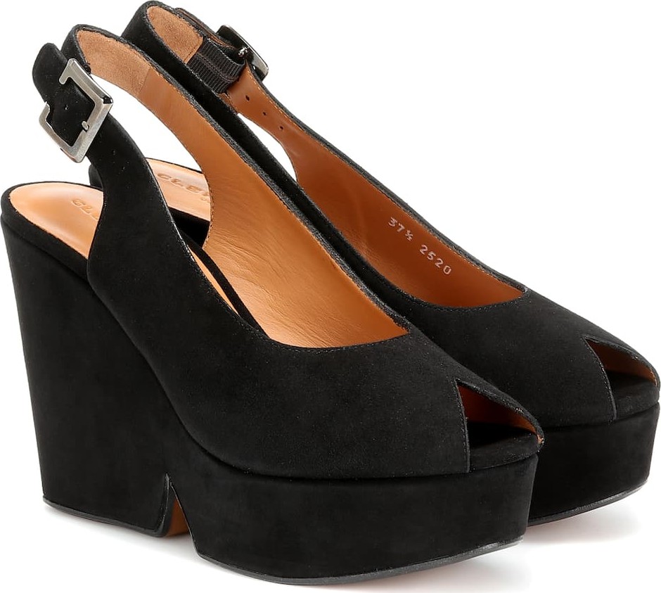 Robert Clergerie Dylan 2 suede plateau sandals