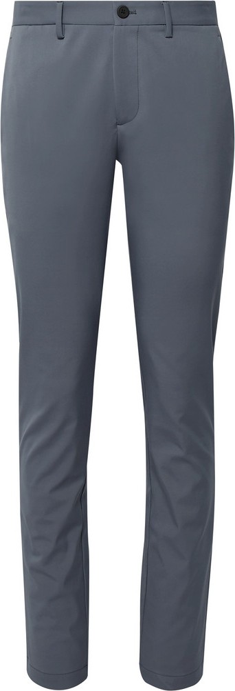 Theory Storm-Blue Neoteric Zaine Slim-Fit Stretch-Twill Trousers